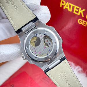 Đồng hồ Patek Phillippe 5722 nam dây da đính đá niềng fake cao cấp 40mm