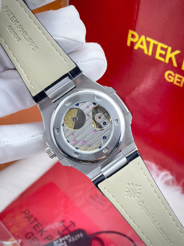 Đồng hồ Patek Phillippe 5722 nam dây da đính đá niềng fake cao cấp 40mm