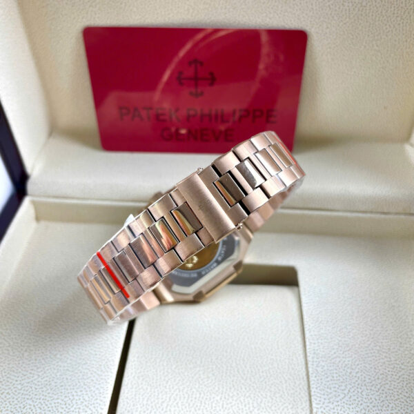 Đồng hồ Patek philippe 5821 KingGold mặt trắng máy cơ nhật giá rẻ Fake 11 45mm