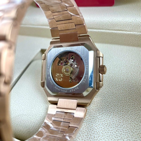 Đồng hồ Patek philippe 5821 KingGold mặt trắng máy cơ nhật giá rẻ Fake 11 45mm