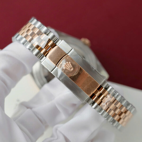 Đồng hồ Rolex DateJust mặt cá hồi Replica 11 máy cơ tự động Thuỵ Sỹ 41mm (2)