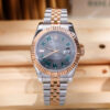 Đồng hồ Rolex DateJust nam cọc số la mã demi vàng Fake giá rẻ 41mm