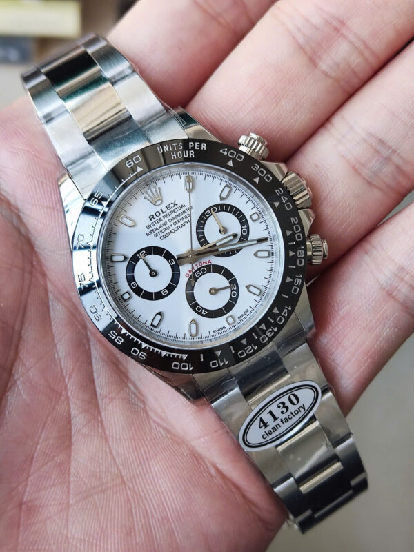 Đồng hồ Rolex Daytona Panda Replica 11 bộ chuyển động calibre 4130 xưởng Clean 40mm (1)