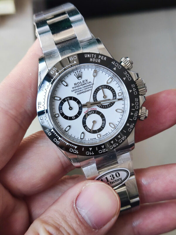 Đồng hồ Rolex Daytona Panda Replica 11 bộ chuyển động calibre 4130 xưởng Clean 40mm (1)