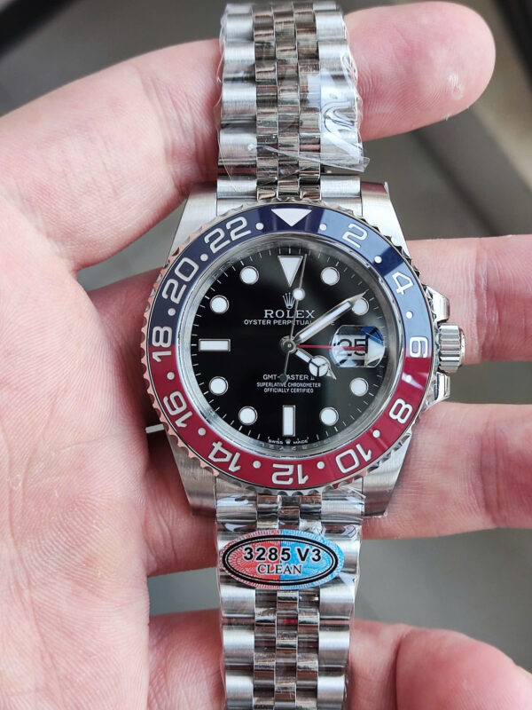 Đồng hồ Rolex GMT-Master II 126710blro Pepsi Replica 11 dây jubilee xưởng Clean 40mm (1)