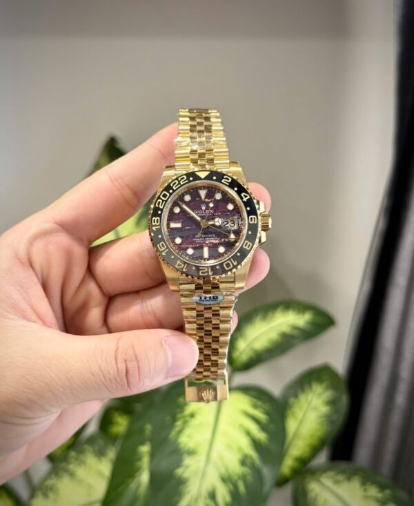 Đồng hồ Rolex Rep 11 GMT-Master II 126718GRNR đá mắt hổ xưởng THB 40mm (1)