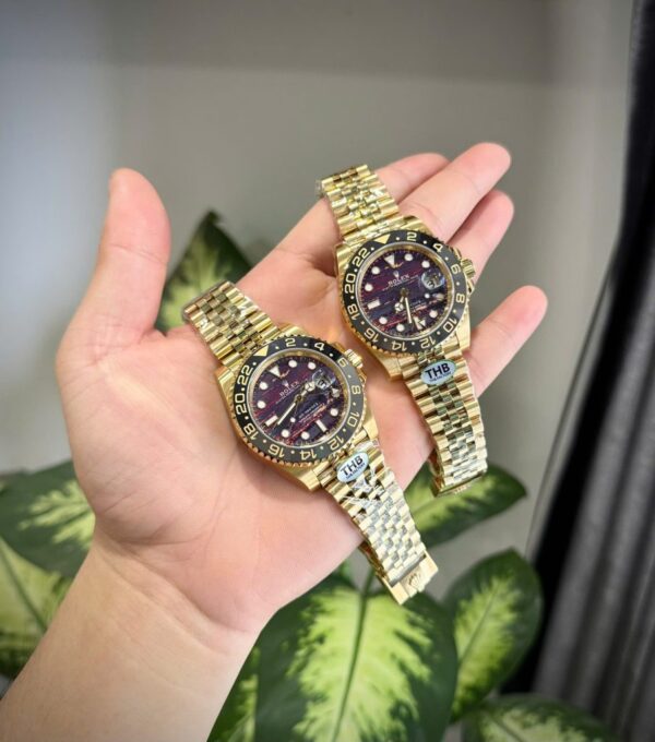 Đồng hồ Rolex Rep 11 GMT-Master II 126718GRNR đá mắt hổ xưởng THB 40mm (1)