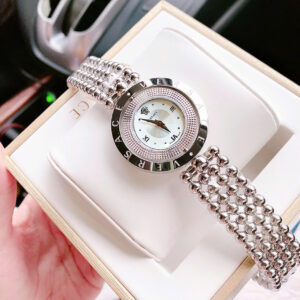 Đồng hồ Versace Eon nữ dây kim loại mặt xoay 360 like auth 33mm