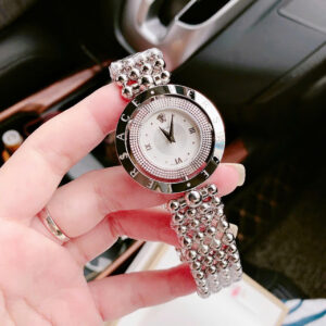 Đồng hồ Versace Eon nữ dây kim loại mặt xoay 360 like auth 33mm