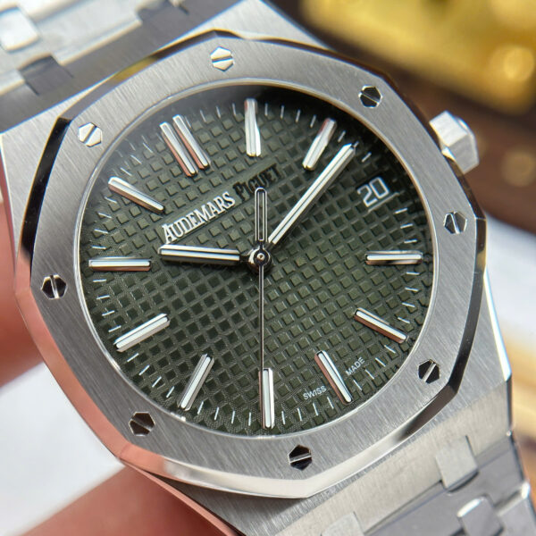 Đồng Hồ Audemars Piguet 15510 Replica 11 mặt xanh lá cây xưởng APS 41mm (2)