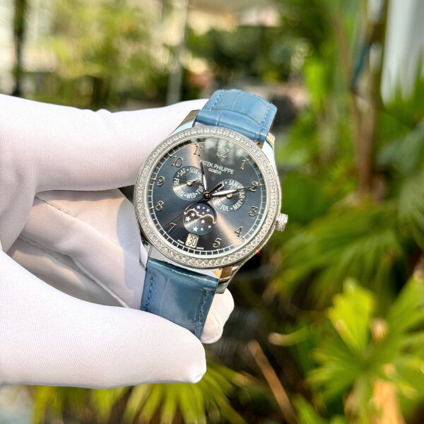 Đồng Hồ Patek Philippe Complications 4947G Fake 11 máy cơ tự động dây da 38mm (4)