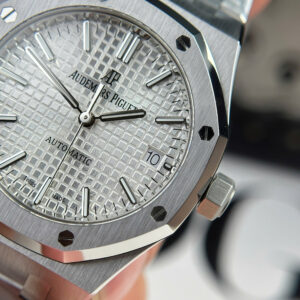 Đồng hồ Audemars Piguet Rep 11 Royal Oak 15450 mặt trắng xưởng APS 37mm (2)