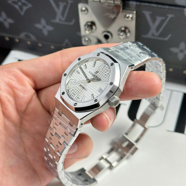 Đồng hồ Audemars Piguet Rep 11 Royal Oak 15450 mặt trắng xưởng APS 37mm (2)