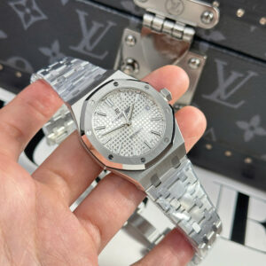 Đồng hồ Audemars Piguet Rep 11 Royal Oak 15450 mặt trắng xưởng APS 37mm (2)