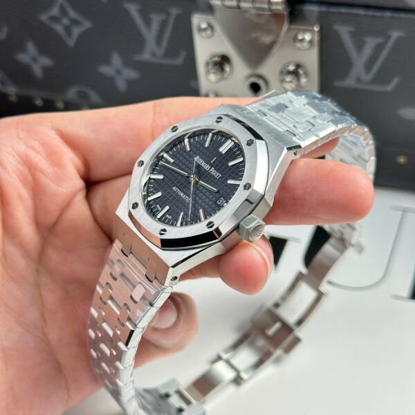 Đồng hồ Audemars Piguet Replica 11 Royal Oak 15450 mặt xanh blue xưởng APS 37mm (2)