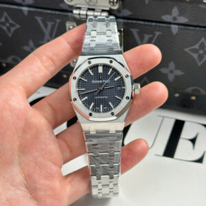 Đồng hồ Audemars Piguet Replica 11 Royal Oak 15450 mặt xanh blue xưởng APS 37mm (2)