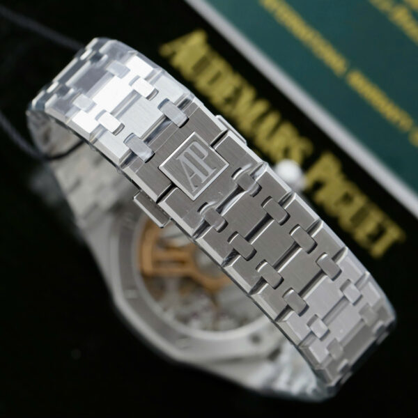 Đồng hồ Audemars Piguet Replica 11 Royal Oak 15500ST mặt xanh blue nhà máy APS 41mm (2)