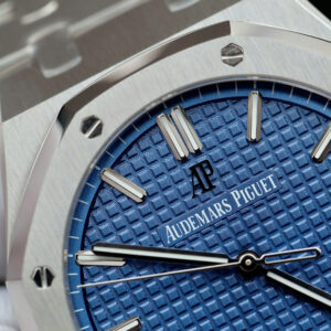 Đồng hồ Audemars Piguet Replica 11 Royal Oak 15500ST mặt xanh blue nhà máy APS 41mm (2)