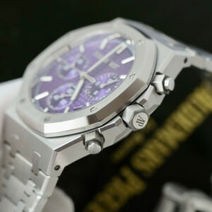 Đồng hồ Audemars Piguet Replica 11 Royal Oak Chronograph 26240 mặt tím xưởng APS 41mm (2)