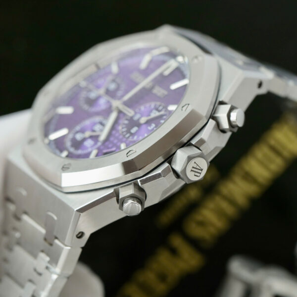 Đồng hồ Audemars Piguet Replica 11 Royal Oak Chronograph 26240 mặt tím xưởng APS 41mm (2)