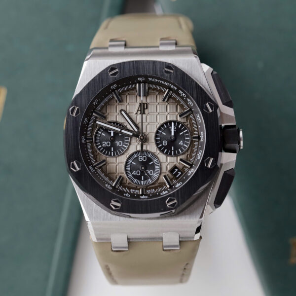 Đồng hồ Audemars Piguet Replica 11 Royal Oak Offshore Chronograph 26420 mặt xám 43mm (2)