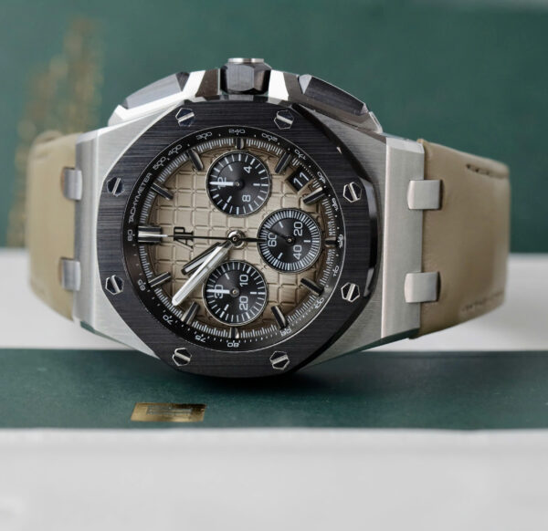 Đồng hồ Audemars Piguet Replica 11 Royal Oak Offshore Chronograph 26420 mặt xám 43mm (2)