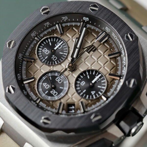 Đồng hồ Audemars Piguet Replica 11 Royal Oak Offshore Chronograph 26420 mặt xám 43mm (2)