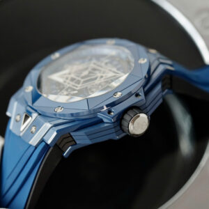 Đồng hồ Hublot Big Bang Sang Bleu II Rep 11 nam vỏ gốm xanh nhà máy BBF 45mm (2)