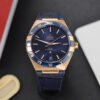 Đồng hồ Omega Constellation Replica 11 màu xanh máy cơ tự động Thụy Sỹ 41mm (2)
