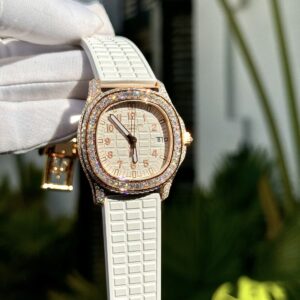 Đồng hồ Patek Philippe 5067 chế tác bọc vàng thật + đính kim cương tổng hợp 35 (2)