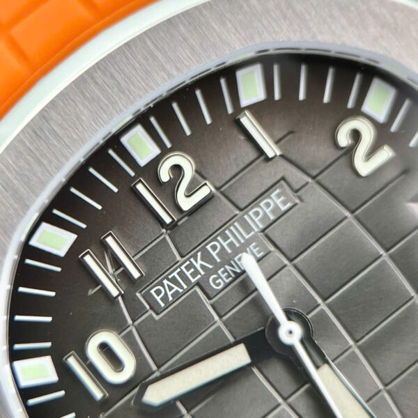 Đồng hồ Patek Philippe Aquanaut 5167 Fake 11 dây cao su màu cam 40mm (2)