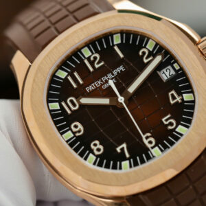 Đồng hồ Patek Philippe Aquanaut 5167 Fake 11 màu nâu dây cao su 40mm (2)