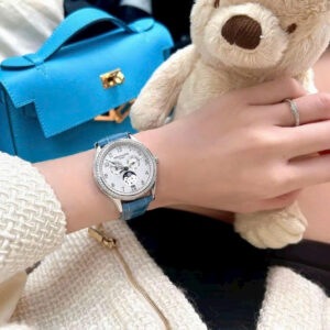 Đồng hồ Patek Philippe Replica 11 Complications 4947G mặt trắng dây da 38mm (2)