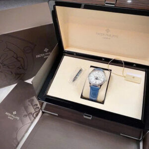 Đồng hồ Patek Philippe Replica 11 Complications 4947G mặt trắng dây da 38mm (2)