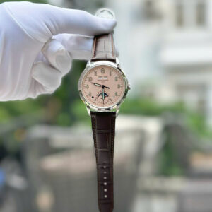 Đồng hồ Patek Philippe Replica 11 Complications 5320G mặt hồng dây da xưởng GR 40mm (2)