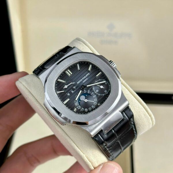 Đồng hồ Patek Philippe Replica 11 Nautilus 5712 mặt xanh xưởng PPF 40mm (2)