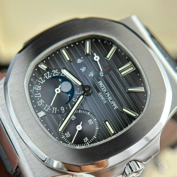 Đồng hồ Patek Philippe Replica 11 Nautilus 5712 mặt xanh xưởng PPF 40mm (2)