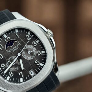 Đồng hồ Patek Philippe rep 11 Aquanaut 5261 màu đen cao cấp nhất 40mm (6)