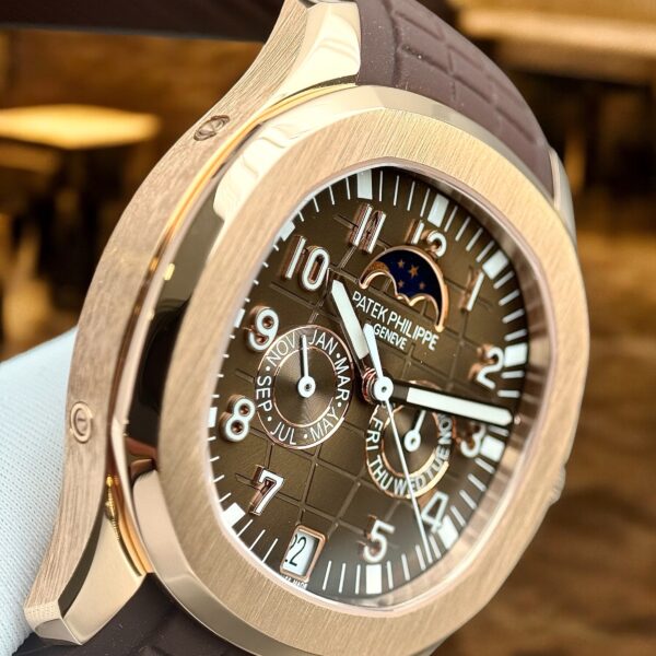 Đồng hồ Patek Philippe rep 11 Aquanaut 5261 màu nâu cao cấp nhất 40mm (4)