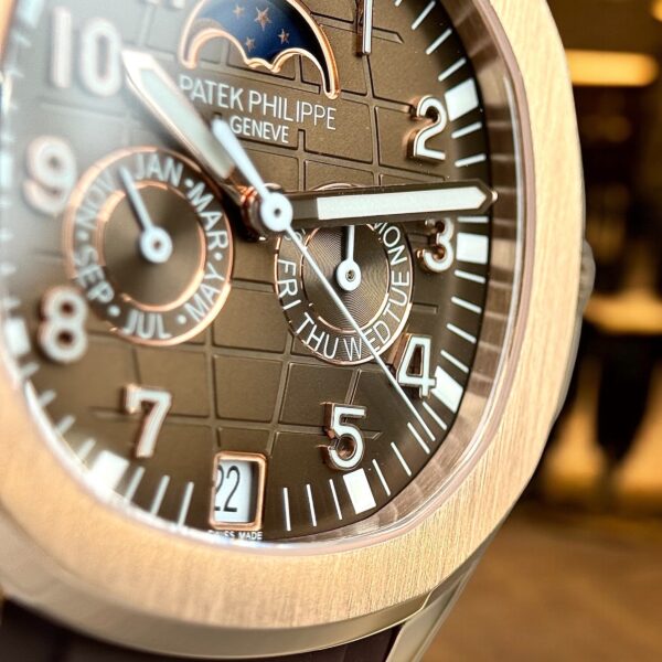 Đồng hồ Patek Philippe rep 11 Aquanaut 5261 màu nâu cao cấp nhất 40mm (4)