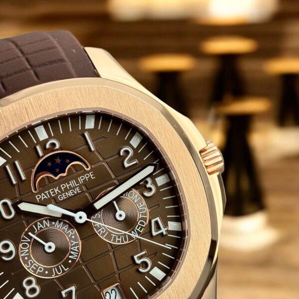 Đồng hồ Patek Philippe rep 11 Aquanaut 5261 màu nâu cao cấp nhất 40mm (4)