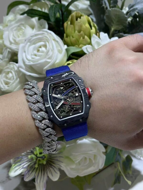 Đồng hồ Richard Mille RM67-02 tinh chỉnh vỏ carbon siêu mỏng siêu nhẹ 37 grams 38.7×47 (1)