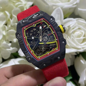 Đồng hồ Richard Mille RM67-02 vỏ carbon siêu mỏng trọng lượng 37 grams màu đỏ 38.7×47 (2)