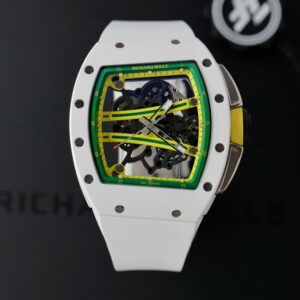 Đồng hồ Richard Mille Rep 11 RM61-01 Manual Winding Yohan Blake vỏ gốm trắng xưởng ZF 42.7×50 (2)