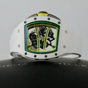 Đồng hồ Richard Mille Rep 11 RM61-01 Manual Winding Yohan Blake vỏ gốm trắng xưởng ZF 42.7×50 (2)