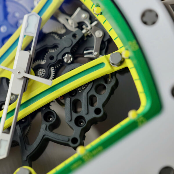 Đồng hồ Richard Mille Rep 11 RM61-01 Manual Winding Yohan Blake vỏ gốm trắng xưởng ZF 42.7×50 (2)