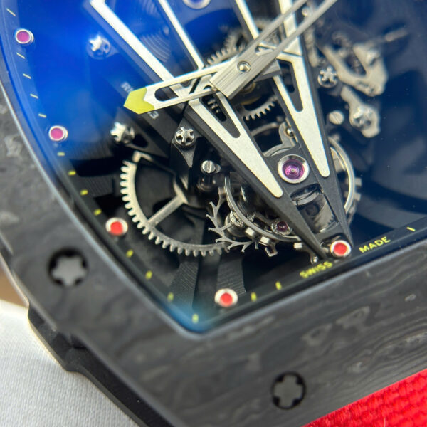 Đồng hồ Richard Mille Replica 11 RM27-03 Rafael Nadal Tourbillon vỏ carbon xưởng BBR 42x50mm (2)