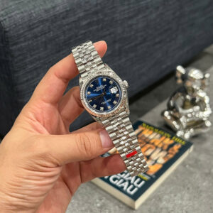 Đồng hồ Rolex 1 1 DateJust 126234 mặt số màu xanh Blue đính đá nhà máy VS Factory 36mm (2)