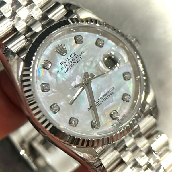 Đồng hồ Rolex nam Rep 11 DateJust 126234 cao cấp nhất mặt số đen nhà máy VS 36mm (3)