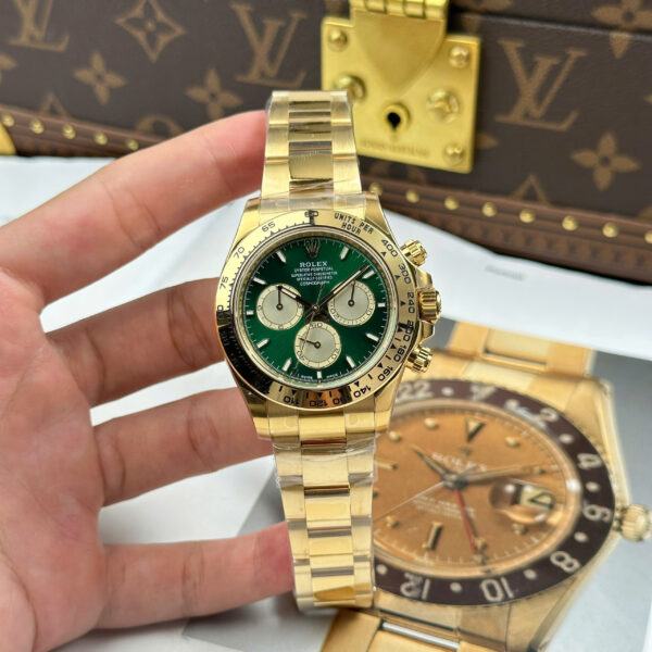 Đồng hồ Rolex Cosmograph Daytona 126508 Replica 11 mặt xanh lá cây xưởng THB 40mm (1)